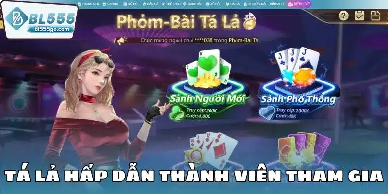 Game Bài BL555 Đổi Thưởng - Chơi Là Có Quà, Rút Nhanh 2 ta_la_bl555